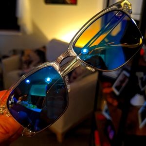 Maui Jim Kawika in Crystal with Blue Hawaii Lens